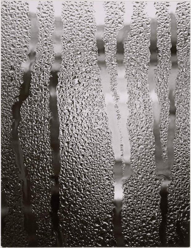 Steamed up window panes
