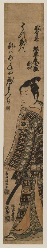 Actor Bandô Hikosaburô II as Akaneya Hanshichi