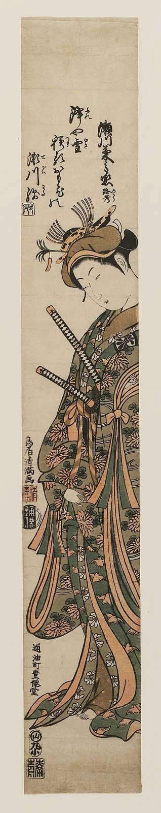 Actor Segawa Kikunojô II, aka Rokô