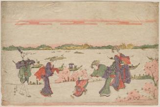Viewing Cherry Blossoms at Mukôjima