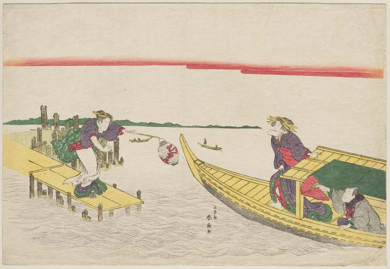 Pleasure Boat Arriving at the Pier