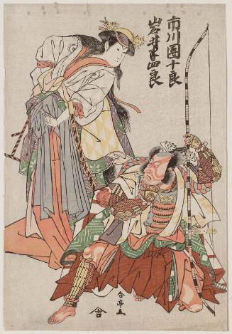 Actors Ichikawa Danjûrô VI and Iwai Hanshirô IV