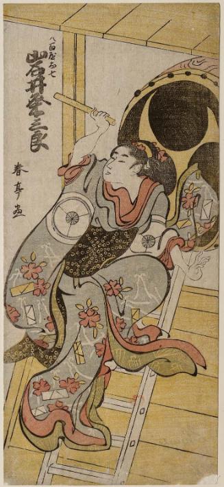 Actor Iwai Kumesaburô I as Yaoya Oshichi
