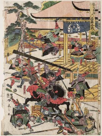 The Battle of Rokuhara in the Hôgen and Heiji Wars (Hôgen Heiji Rokuhara kassen)
