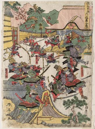 The Battle of Rokuhara in the Hôgen and Heiji Wars (Hôgen Heiji Rokuhara kassen)