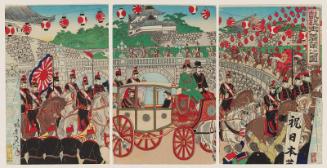Illustration of the Emperor's Triumphant Return (Gaisen gochakuren no zu)