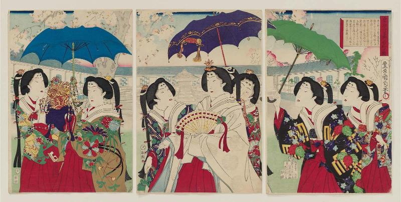 Illustration of the Empress Strolling (Kôgô no miya gohokô no zu)