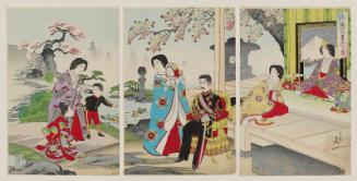 Enjoying the Village of Green Leaves (Goyûran aoba no sato)