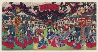 Illustration of the Second Industrial Exhibition at Ueno Park in Tokyo (Tôkyô Ueno daini kangyô hakurankai no zu)