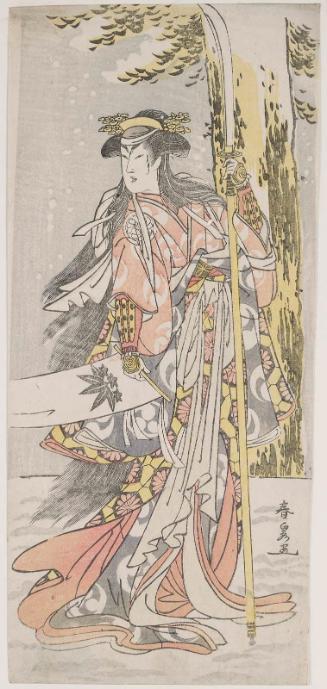 Actor Segawa Kikunojô III as Tokiwa Gozen (?)