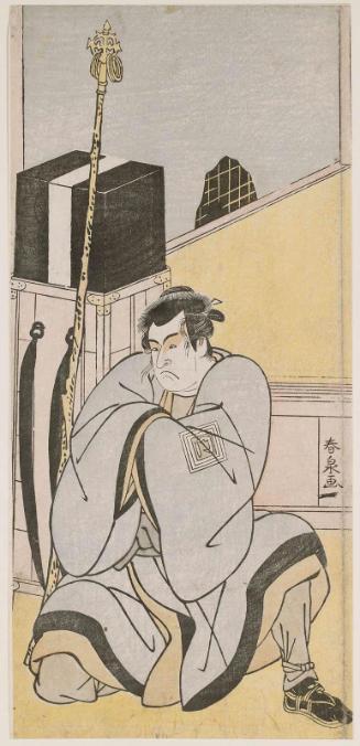 Actor Ichikawa Monnosuke as a Rokubu Pilgrim