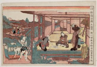 Act VI (Rokudanme), from the series Perspective Pictures of the Storehouse of Loyal Retainers (Uki-e Chûshingura)