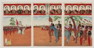 Military Review for Noble Dignitaries (Unkyaku kanpeishiki no zu)