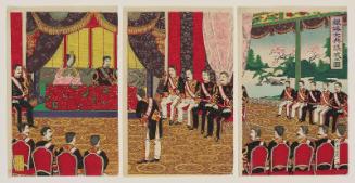 Illustration of the Silver Wedding Celebration (Ginkon daiten gishiki no zu)