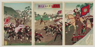 Illustration of Army Maneuvers in Gunma Prefecture (Gunma-ken rikugun dai enshû no zu)