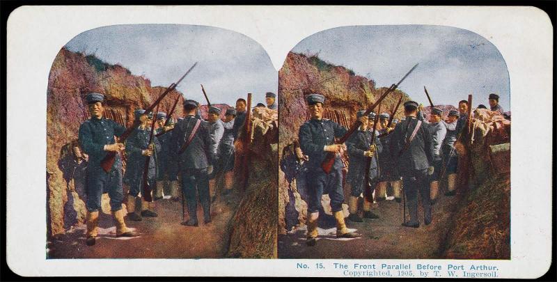 1 of 100 stereo cards of Russo-Japanese War pub. T. W. Ingersoll 1905