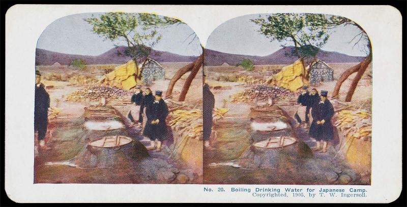 1 of 100 stereo cards of Russo-Japanese War pub. T. W. Ingersoll 1905