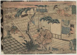 Act VII (Shichidanme), from the series Perspective Pictures of the Storehouse of Loyal Retainers (Uki-e Chûshingura)