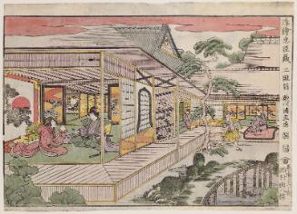 Act II (Nidanme), from the series Perspective Pictures of the Storehouse of Loyal Retainers (Uki-e Chûshingura)