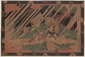 Act V (Godanme no zu), from the series Newly Published Perspective Pictures of the Storehouse of Loyal Retainers (Shinpan uki-e Chûshingura)