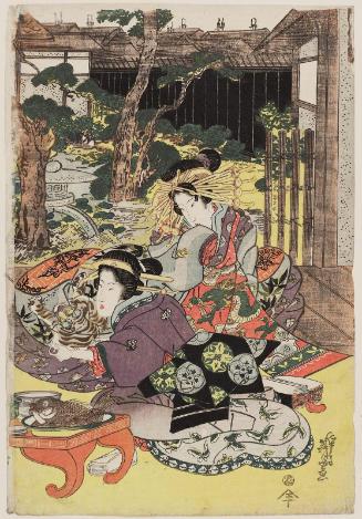 Courtesans and Geisha at a Party