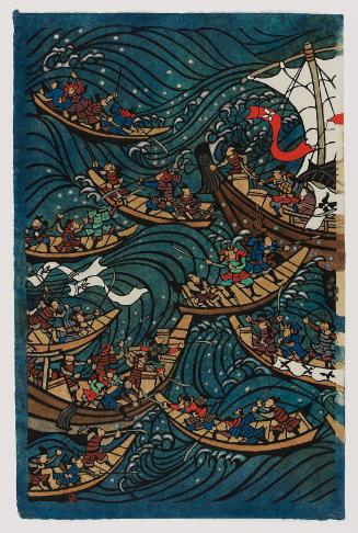 Naval Battle Between Genji and Heike