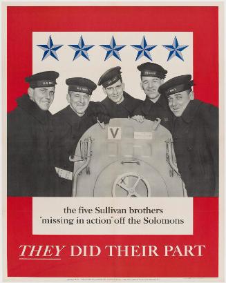 The Five Sullivan Brothers "Missing in Action" Off The Solomons—They Did Their Part