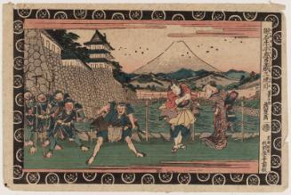 Act III (Sandanme), from the series The Storehouse of Loyal Retainers, a Primer (Kanadehon chûshingura)