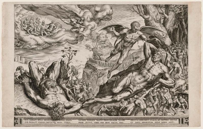 Hercules Besieged By Pygmies