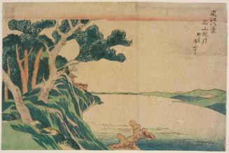 Autumn Moon at Ishiyama Temple (Ishiyama shûgetsu), from the series Eight Views of Ômi (Ômi hakkei)