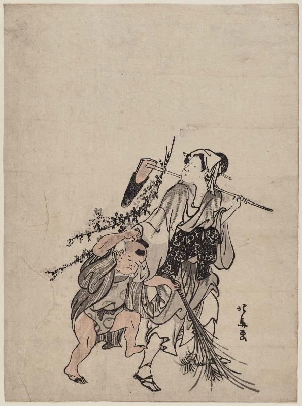 Country Woman and Child