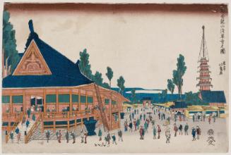 Sensô-ji Temple at Kinryûzan (Kinryûzan Sensô-ji no zu), from the series The Eastern Capital (Tôto)