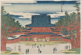 San'enzan Zôjô-ji Temple (San'enzan Zôjô-ji zu), from the series The Eastern Capital (Tôto)