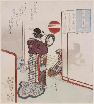 Beautiful Hair, of All Things in a Woman, Is Most Likely to Catch a Man's Eye (Onna wa kami no medetakaran koso hito no me tatsubekarame), from the series Essays in Idleness (Tsurezuregusa)