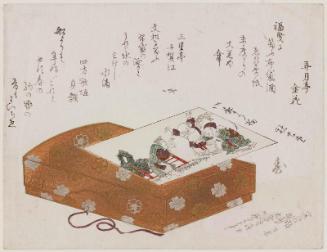 Box with Print of Lucky Gods