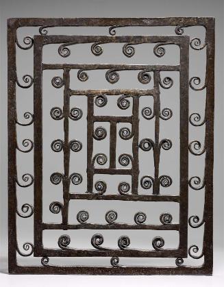 Radiator grille sample for the State Street Trust Company, Boston, Massachusetts