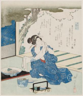 Summer Robes (Natsugoromo), from the series An Incense Contest (Takimono awase)