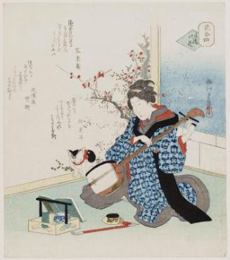 Flower Arranged Personally (Te-ike no hana), No. 4 from the series Comparison of Flowers (Hana awase)
