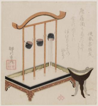 Chinese Hanging Buckets Demonstrating Moderation (known as jûbun to, "the measure of sufficiency," also called iki, kiki, or keiki)