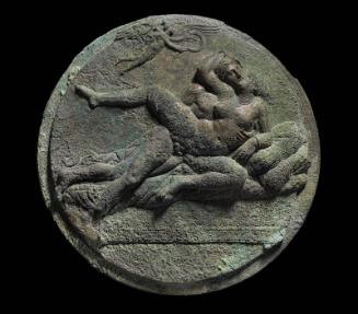 Mirror Cover with Eros and erotic scene (symplegma)