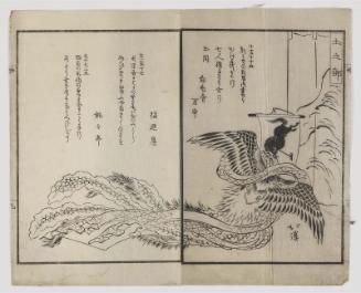 Section of the Element Earth (Tsuchi no bu): Banners and Feather Robe, from an unidentified book