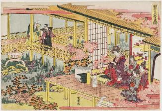 Act IV (Yodanme), from the series The Storehouse of Loyal Retainers, a Primer (Kanadehon Chûshingura)