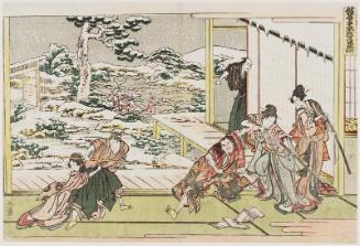 Act IX (Kudanme), from the series The Storehouse of Loyal Retainers, a Primer (Kanadehon Chûshingura)