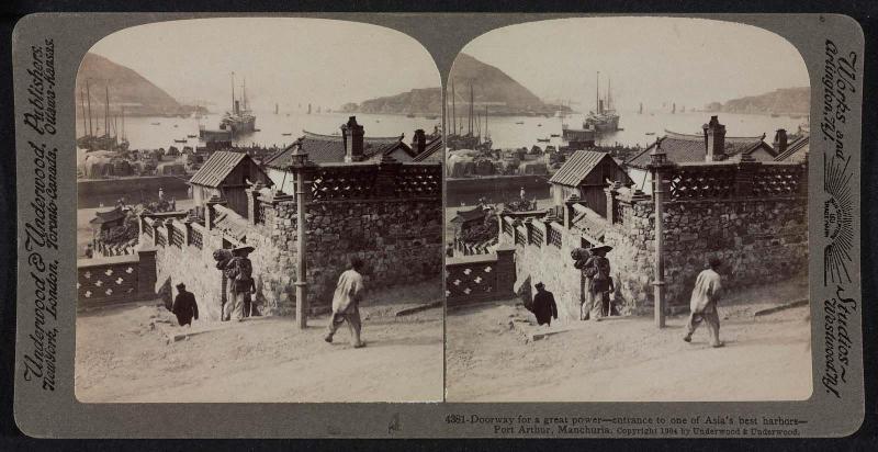 Stereo card with Russo-Japanese War Images