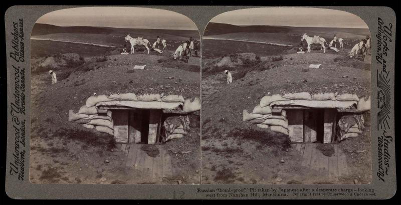 Stereo card with Russo-Japanese War Images