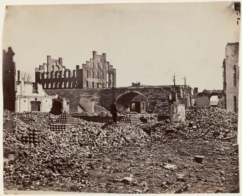 Ruins of Paper Mill, Richmond, Virginia (Franklin paper mill and arsenal)