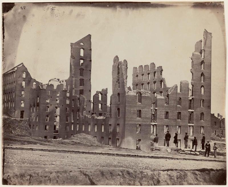Ruins: Warwick's Mills, Richmond, Virigina (also identified as Haxhall's mill)