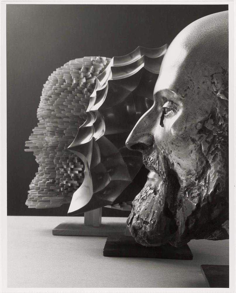 Self-Portrait Head with Two Variations