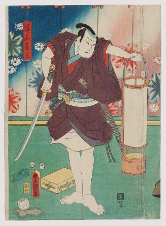 Actor Arashi Rikan III as Tôyama Jinzô