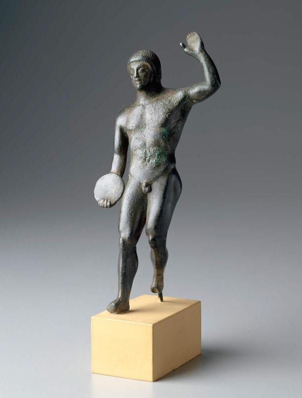 Statuette of a discus thrower (discobolos)